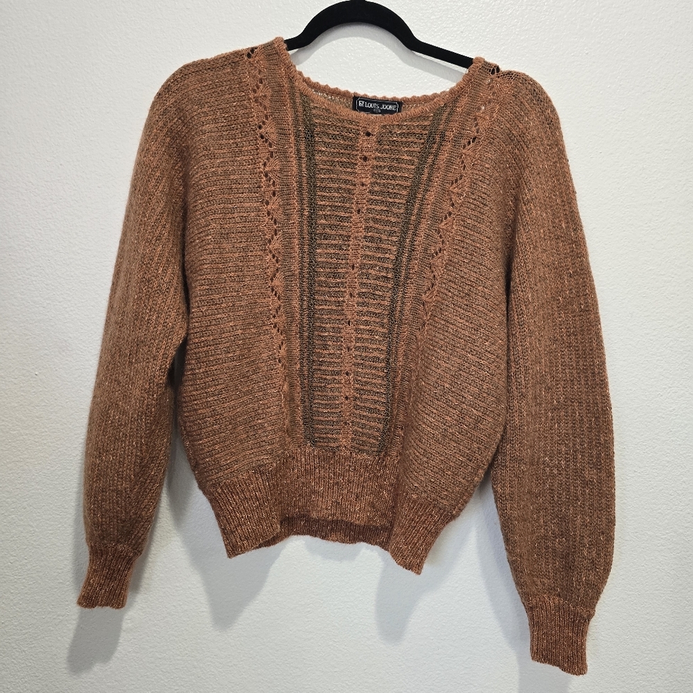 Louis Joone Rust Knit Sweater